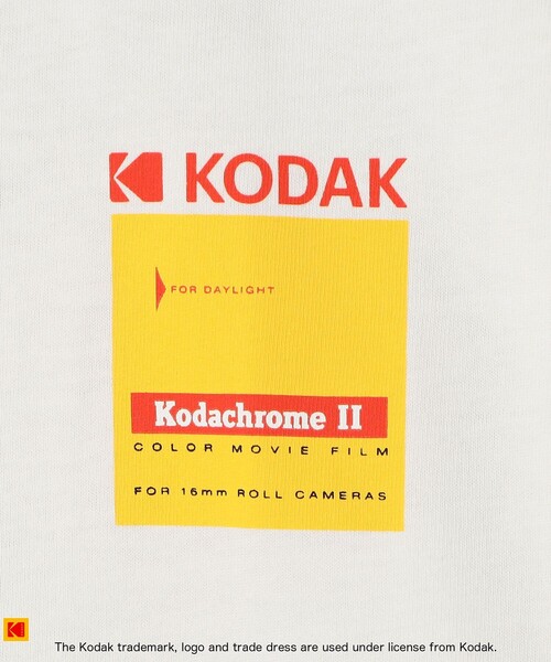 KODAK(コダック)の「Kodak(コダック)ロゴプリントTシャツ(Tシャツ/カットソー・メンズ・ブラック/ホワイト・L/M/S/XL)」の13枚目の写真