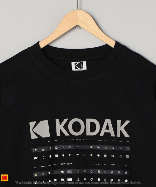 KODAK(コダック)の「Kodak(コダック)ロゴプリントTシャツ(Tシャツ/カットソー・メンズ・ブラック/ホワイト・L/M/S/XL)」の17枚目の写真