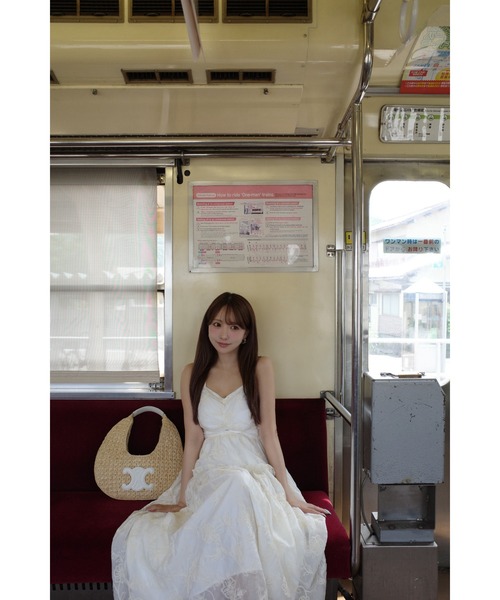 Lace Embroidery Tiered Cami Dress（ワンピース）｜MISTREASS