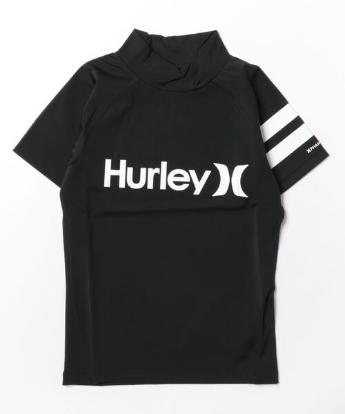 Hurley （ハーレー）の「【Hurley:ハーレー】キッズラッシュガード　UPF50+×速乾×高ストレッチ　ファントム素材　PHANTOM RASH ICON BLOCK PARTY（ラッシュガード・キッズ・ブラック×ゴールド/ブラック・150/130/160）」の9枚目の写真