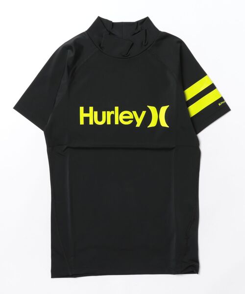 Hurley （ハーレー）の「【Hurley:ハーレー】キッズラッシュガード　UPF50+×速乾×高ストレッチ　ファントム素材　PHANTOM RASH ICON BLOCK PARTY（ラッシュガード・キッズ・ブラック×ゴールド/ブラック・150/130/160）」の10枚目の写真