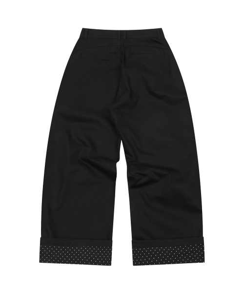 S'EST（エスイーエスティー）の「Dot Roll-up Pants Black（その他パンツ・メンズ・ブラック・SMALL/MEDIUM）」の2枚目の写真