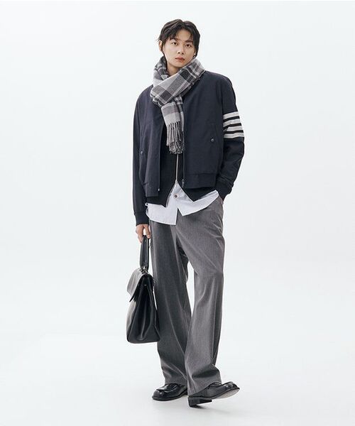 NONBLANK(ノンブランク)の「ルーズフィットジップアップカラーニット_BLACK(ニット/セーター・メンズ・ブラック・MEDIUM/LARGE/X-LARGE)」の17枚目の写真