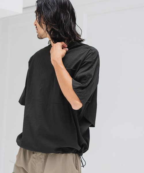 HEREIAM(ヘレイアム)の「【HEREIAM MEN】速乾&イージーケア&接触冷感&軽量/マイクロメッシュプルオーバー(Tシャツ/カットソー・メンズ・チャコール/ブラック・MEDIUM/LARGE)」の19枚目の写真