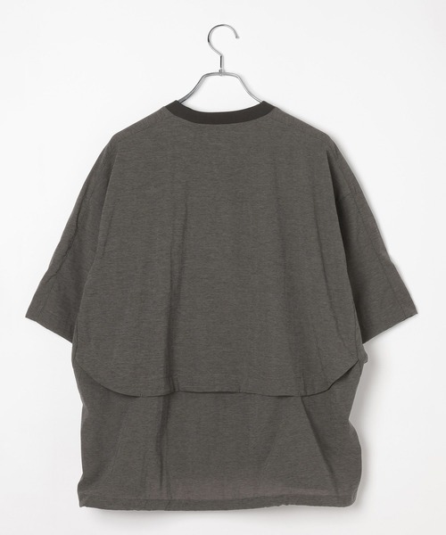 HEREIAM(ヘレイアム)の「【HEREIAM MEN】速乾&イージーケア&接触冷感&軽量/マイクロメッシュプルオーバー(Tシャツ/カットソー・メンズ・チャコール/ブラック・MEDIUM/LARGE)」の16枚目の写真