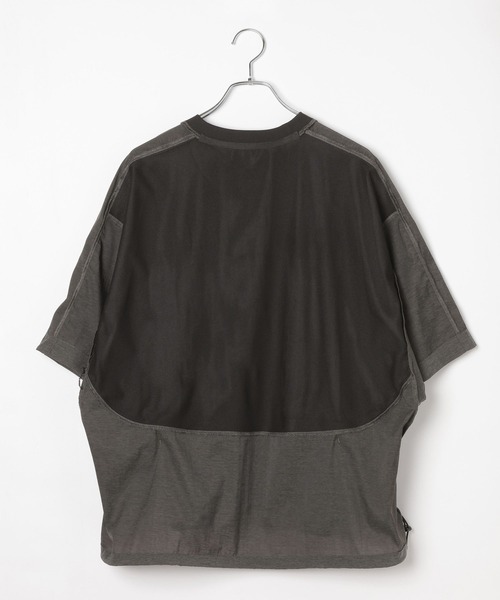 HEREIAM(ヘレイアム)の「【HEREIAM MEN】速乾&イージーケア&接触冷感&軽量/マイクロメッシュプルオーバー(Tシャツ/カットソー・メンズ・チャコール/ブラック・MEDIUM/LARGE)」の12枚目の写真