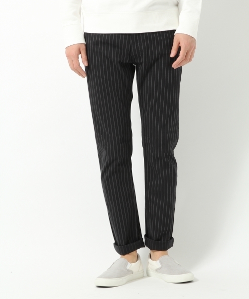 GLOBAL WORK（グローバルワーク）の「ストレッチスリムガラ５Ｐ/705590（その他パンツ・メンズ・ブラック/ダークグレー/カーキ・X-LARGE/MEDIUM/SMALL/LARGE）」の2枚目の写真