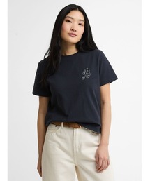 Rosalie ポイント刺繍Tシャツ(レディース)