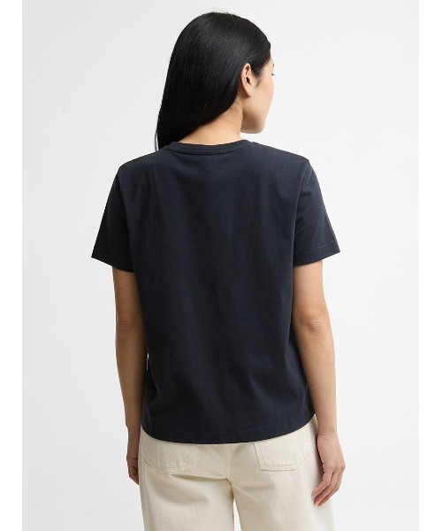 Barbour（バブアー）の「Rosalie ポイント刺繍Tシャツ（レディース）（Tシャツ/カットソー・レディース・ホワイト/ネイビー・10/8）」の9枚目の写真