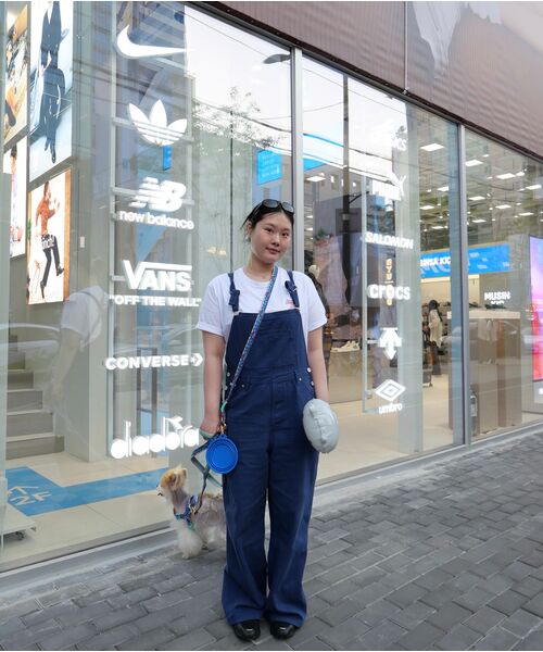 MORVE13（モルブ13）の「Oldry Cinch Bag Overall Pants（つなぎ/オールインワン・レディース・ベージュ/ブルー・SMALL/MEDIUM/LARGE）」の10枚目の写真