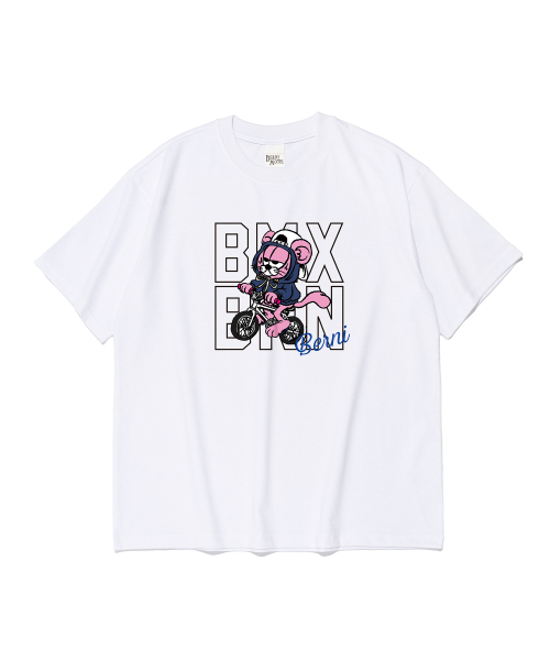 BERNI(ベルニ)の「ライディングバイク半袖Tシャツ(ホワイト)(Tシャツ/カットソー・レディース・その他・SMALL/MEDIUM/LARGE/X-LARGE/2XL)」の1枚目の写真