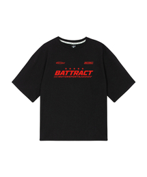 BATTRACT（バトラクト）の「モータースポーツオーバーサイズ半袖Tシャツ[ブラック]（Tシャツ/カットソー）」