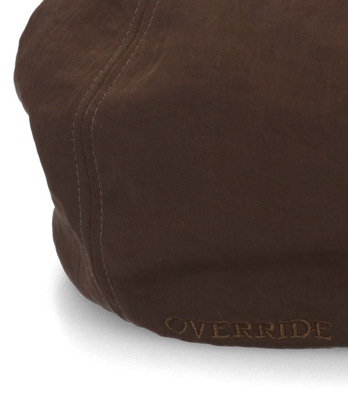 OVERRIDE(オーバーライド)の「OVERRIDE REN NEWSBOY EARLAP SG / オーバーライド(ハンチング/ベレー帽・レディース・ネイビー/ブラウン・58cm)」の19枚目の写真