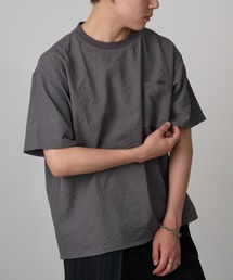 ROOT THREE（ルートスリー）の「【ROOT THREE】ポリリップコンフィポケットTシャツ 056570（Tシャツ/カットソー）」