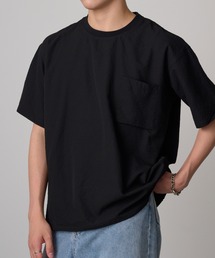 ROOT THREE（ルートスリー）の「【ROOT THREE】ポリリップコンフィポケットTシャツ 056570（Tシャツ/カットソー）」