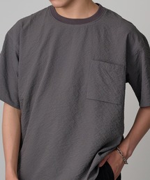ROOT THREE（ルートスリー）の「【ROOT THREE】ポリリップコンフィポケットTシャツ 056570（Tシャツ/カットソー）」
