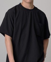 ROOT THREE（ルートスリー）の「【ROOT THREE】ポリリップコンフィポケットTシャツ 056570（Tシャツ/カットソー）」