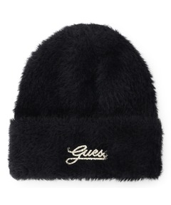 SEVESKIG セヴシグ ニットキャップ ビーニー ブラック NOELLE II Knit Beanie ニットキャップ | GUESS(ゲス) JAPAN 公式
