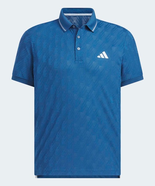 adidas(アディダス)の「ジャカード 半袖ポロ【adidas Golf/アディダスゴルフ】(ポロシャツ・メンズ・ブルー・LARGE/X-LARGE/XX-LARGE/3XL/SMALL/MEDIUM)」の8枚目の写真