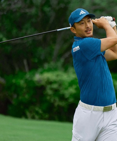 adidas(アディダス)の「ジャカード 半袖ポロ【adidas Golf/アディダスゴルフ】(ポロシャツ・メンズ・ブルー・LARGE/X-LARGE/XX-LARGE/3XL/SMALL/MEDIUM)」の7枚目の写真