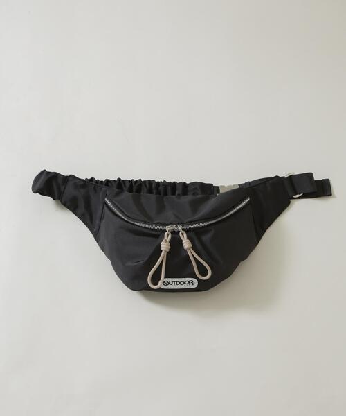OUTDOOR PRODUCTS(アウトドアプロダクツ)の「OUTDOOR PRODUCTS/【別注】OUTDOOR PRODUCTS Sling Bag(ボディバッグ/ウエストポーチ・レディース・ベージュ/ブラック・F)」の3枚目の写真