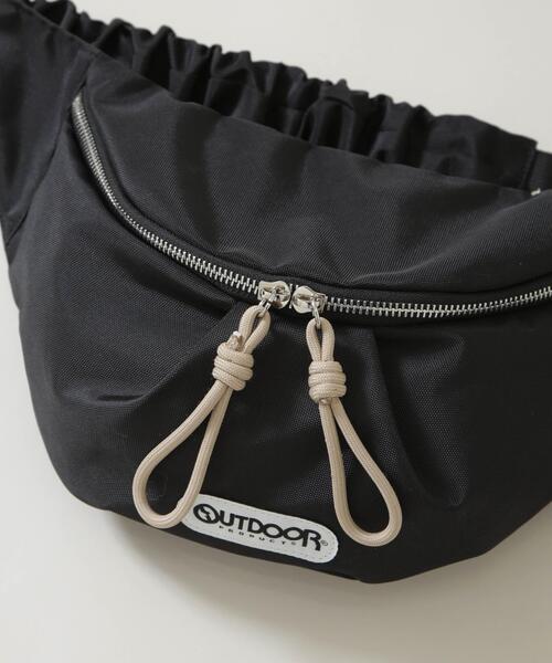 OUTDOOR PRODUCTS(アウトドアプロダクツ)の「OUTDOOR PRODUCTS/【別注】OUTDOOR PRODUCTS Sling Bag(ボディバッグ/ウエストポーチ・レディース・ベージュ/ブラック・F)」の6枚目の写真