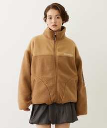 MILKFED. | BAR LOGO BOA JACKET(ブルゾン)