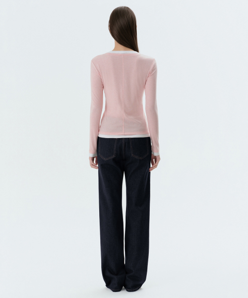 MUSINSA STANDARD WOMAN（ムシンサスタンダードウーマン）の「ウィメンズエッセンシャルストレートデニムパンツ[ディープインディゴ]（デニムパンツ・レディース・その他・24/25/26/27/28/29/30）」の3枚目の写真