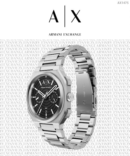 ARMANI EXCHANGE（アルマーニエクスチェンジ）の「アルマーニ・エクスチェンジ 腕時計 メンズ アナログ ステンレス AX1475（アナログ腕時計・メンズ・シルバー・FREE）」の9枚目の写真