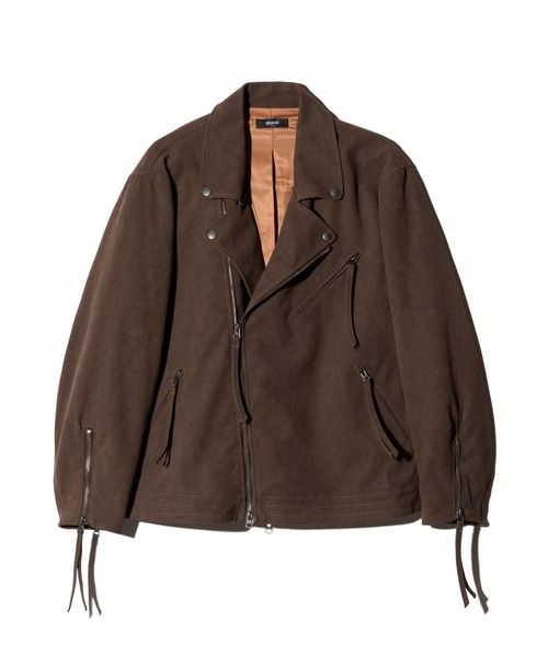 glamb(グラム)の「Loose Riders Jacket / ルーズライダースジャケット(ライダースジャケット・メンズ・ブラック/ブラウン・S/M/L)」の6枚目の写真