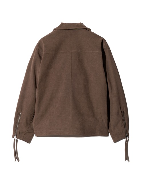glamb(グラム)の「Loose Riders Jacket / ルーズライダースジャケット(ライダースジャケット・メンズ・ブラック/ブラウン・S/M/L)」の7枚目の写真