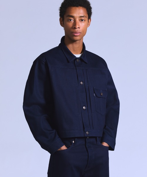 Levi's(リーバイス)の「Levi's/リーバイス BLUETAB(TM) TYPEⅠトラッカージャケット(デニムジャケット・メンズ・ネイビー・XL/S/M/L)」の1枚目の写真