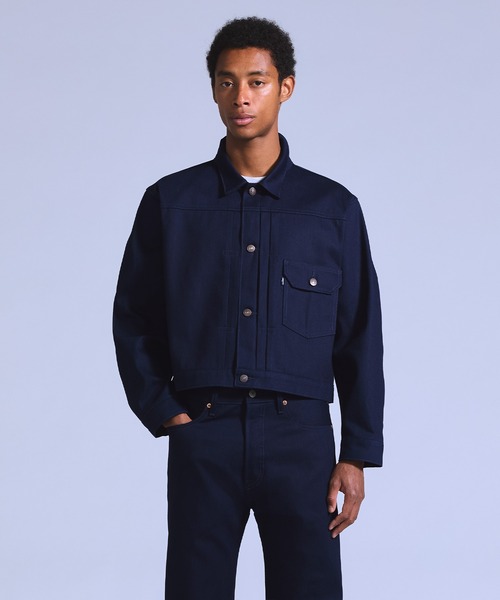 Levi's(リーバイス)の「Levi's/リーバイス BLUETAB(TM) TYPEⅠトラッカージャケット(デニムジャケット・メンズ・ネイビー・XL/S/M/L)」の9枚目の写真