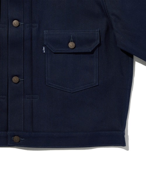 Levi's(リーバイス)の「Levi's/リーバイス BLUETAB(TM) TYPEⅠトラッカージャケット(デニムジャケット・メンズ・ネイビー・XL/S/M/L)」の6枚目の写真