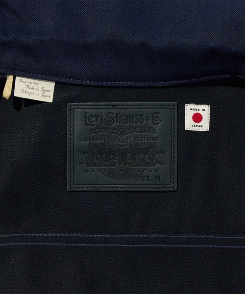Levi's(リーバイス)の「Levi's/リーバイス BLUETAB(TM) TYPEⅠトラッカージャケット(デニムジャケット・メンズ・ネイビー・XL/S/M/L)」の2枚目の写真