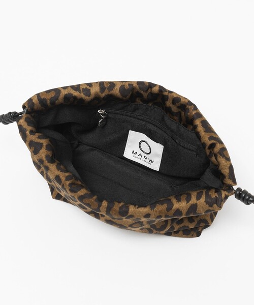 MARW UNITED ARROWS(マルゥ ユナイテッドアローズ)の「<MARW UNITED ARROWS>レオパード ドロスト バッグ(ボディバッグ/ウエストポーチ・レディース・ブラウン系/ダークグレー・FREE)」の8枚目の写真