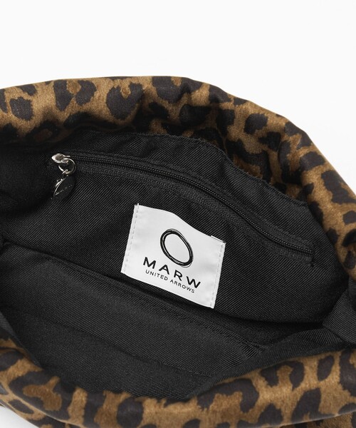 MARW UNITED ARROWS(マルゥ ユナイテッドアローズ)の「<MARW UNITED ARROWS>レオパード ドロスト バッグ(ボディバッグ/ウエストポーチ・レディース・ブラウン系/ダークグレー・FREE)」の10枚目の写真