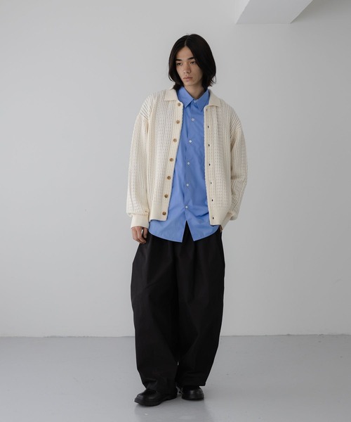 LOWRYS FARM(ローリーズファーム)の「【LFM(U)】クロシェアミニットポロカーディガン 1069264(Tシャツ/カットソー・メンズ・ブラウン/アイボリー/ネイビー/レッド・MEDIUM/LARGE)」の17枚目の写真