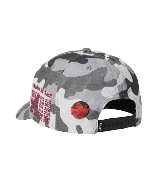 HUF（ハフ）の「OLYMPIA 6 PANEL HAT（キャップ・メンズ・ブラック/カモフラージュ・O/S）」の11枚目の写真