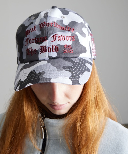 HUF（ハフ）の「OLYMPIA 6 PANEL HAT（キャップ・メンズ・ブラック/カモフラージュ・O/S）」の15枚目の写真