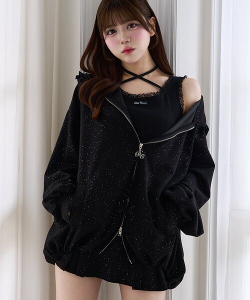 Belle Charme(ベルシャルム)の「【Belle Charme】Sparkle Pleats Skirt(スカート・レディース・ブラック/チャコールグレー/ピンク・FREE)」の18枚目の写真