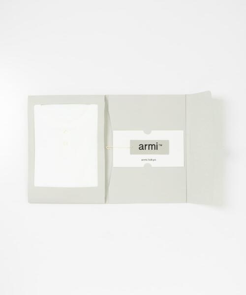 THE GOODLAND MARKET（ザグッドランドマーケット）の「armi　[HARD MAN] HENLYNECK TEE（Tシャツ/カットソー・メンズ・ホワイト・3/4/5/6）」の8枚目の写真