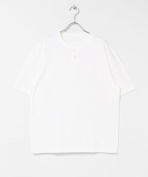 THE GOODLAND MARKET（ザグッドランドマーケット）の「armi　[HARD MAN] HENLYNECK TEE（Tシャツ/カットソー・メンズ・ホワイト・3/4/5/6）」の7枚目の写真