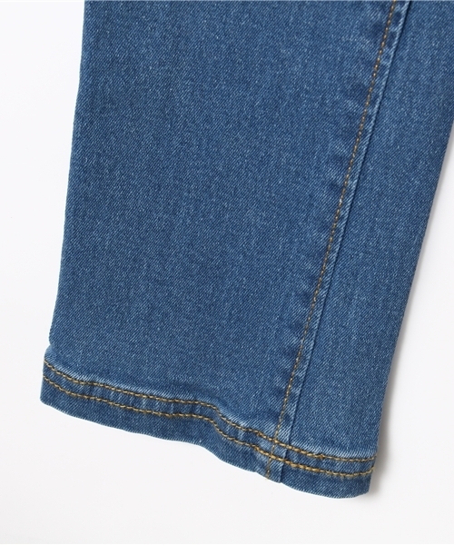 BOOFOOWOO(ブーフーウー)の「スリムストレートパンツ(デニムパンツ・キッズ・インディゴブルー・150/140)」の8枚目の写真