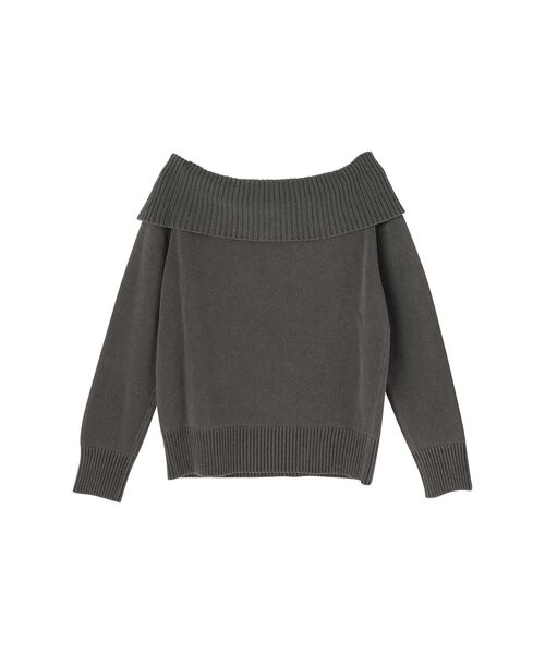 HYSTERIC GLAMOUR(ヒステリックグラマー)の「GO FOR IT セーター(ニット/セーター・レディース・ダークインディゴブルー/パープル/ブラック・FREE)」の8枚目の写真