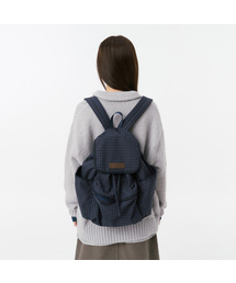 CONTRAST BACKPACK, NAVY CHECK