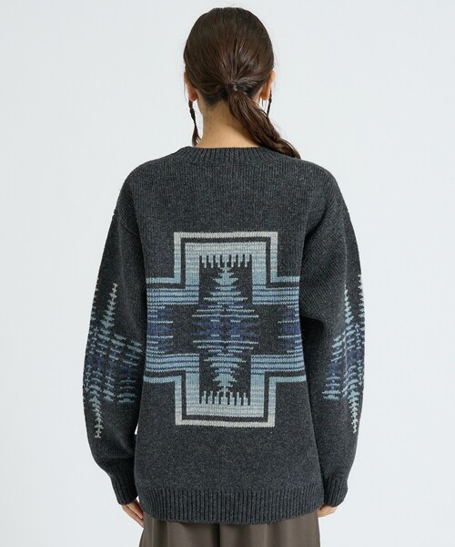 PENDLETON(ペンドルトン)の「【PENDLETON/ペンドルトン】HARDING / Shetland Wool Cardigan / シェットランドウールクルーネックニット(ニット/セーター・メンズ・ライトブラウン/ブラック/グレー・M/L)」の16枚目の写真