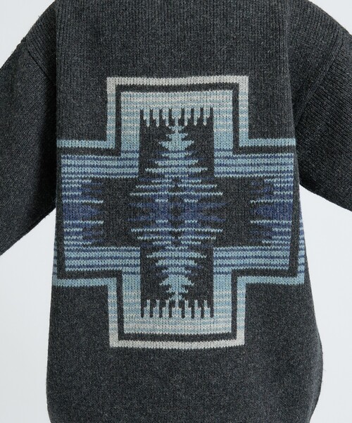 PENDLETON(ペンドルトン)の「【PENDLETON/ペンドルトン】HARDING / Shetland Wool Cardigan / シェットランドウールクルーネックニット(ニット/セーター・メンズ・ライトブラウン/ブラック/グレー・M/L)」の17枚目の写真