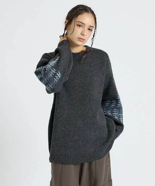 PENDLETON(ペンドルトン)の「【PENDLETON/ペンドルトン】HARDING / Shetland Wool Cardigan / シェットランドウールクルーネックニット(ニット/セーター・メンズ・ライトブラウン/ブラック/グレー・M/L)」の12枚目の写真