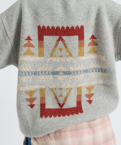 PENDLETON(ペンドルトン)の「【PENDLETON/ペンドルトン】HARDING / Shetland Wool Cardigan / シェットランドウールクルーネックニット(ニット/セーター・メンズ・ライトブラウン/ブラック/グレー・M/L)」の7枚目の写真